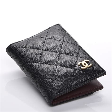 chanel caviar quilted card holder wallet|CHANEL Caviar Quilted Card Holder Black .